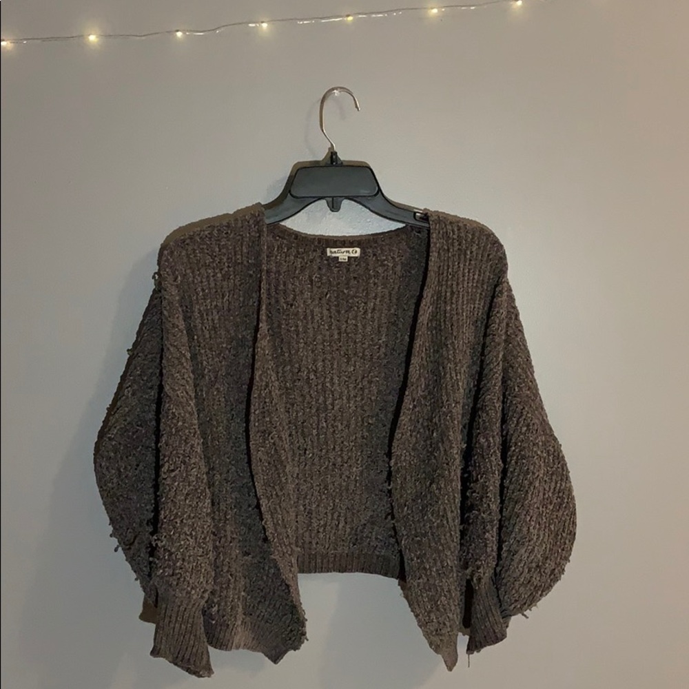 Crochet Slouchy Cardigan